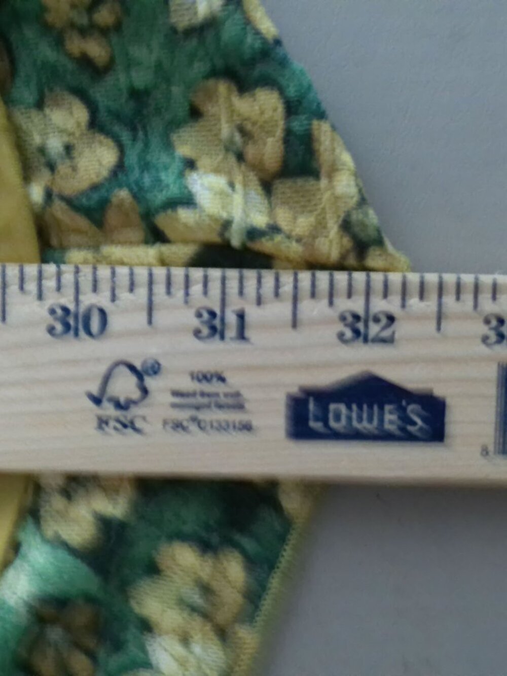 LOGO by Lori Goldstein Long Sleeve Scoop Neck Mustard Yellow w/Florals Tunic L - Picture 9 of 9